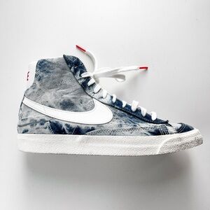 🌊 Nike Blazer Mid '77 “Washed Denim” Women's Shoes 🌊